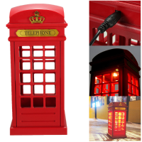 Usb Rechargeable Touch Telephone Booth Led Light Desk Lamp Adjustable Lighting