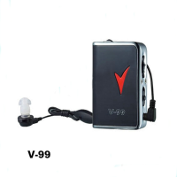 V 99 Hearing Aid Sound Amplifier Portable Divice Black