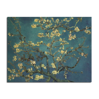 Van Gogh Apricot Poster Kraft Paper Wall Poster Diy Wall Art 18.5 Inch X 14 Inch