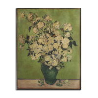 Van Gogh Rose Poster Kraft Paper Wall Poster Diy Wall Art 18.5 Inch X 14 Inch