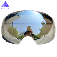 Vector Ski Goggles Replaceable Plus Lens Red Uv400 Anti Fog Snow Skiing Glasses