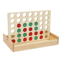 Vertical Connect 4 Board Checkers Family Party Toys Easy Carry Chess Game For Kids Educational Gift