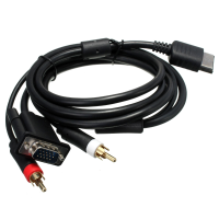 Vga High Definition Cable Rca Sound Adapter Hd Box Pal Ntsc For Sega Dreamcast