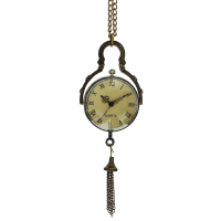 Vintage Big Bells Roman Number Chain Retro Pocket Watch