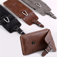 Vmojo Men Vertical Waist Storage Functional Bag Pouch Wallet For 6 Inch Smartphone