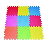 Vvcare Bc Fm01 9 Tile Solid Eva Foam Baby Playmat Kids Safety Exercise Floor Mat
