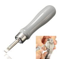 Watch Back Case Opener Remover Watchmaker Repair Tool Gray Handle
