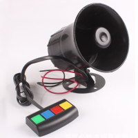 Waterproof 4 Sounds Car Motorcycle Loudspeaker Horn Alarm Tweeter