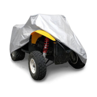 Waterproof Motorbike Pu Cover Quad Atv Moped Scooter Motorcycle Universal Silver M Xxxl
