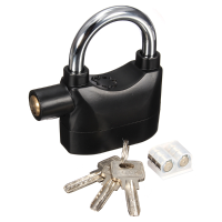 Waterproof Motorcycle Alarm Padlock Anti Theft Security Siren Multi Use