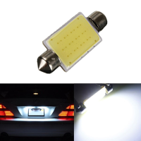White 41mm 1 12 Chips Cob Festoon Dome Map Led Light Lamp Roof Bulb