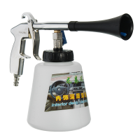 White Car Tornador Car Surface Cleaning Washing Air Pulse Spray Tool Gun