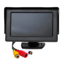 Wireless Car Rear View Kit 4.3 Inch Tft Lcd Monitor 7 Ir Led Reversing Camera 135 Degree