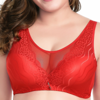 Wireless Lace Full Busted Minimizer Bras