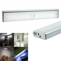 Wireless Light Sensor & Pir Motion Night Light Portable Usb Rechargeable Lamp For Cabinet Closet