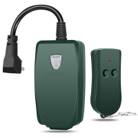 Wireless Remote Control Ac Power Outlet Plug Light Switch Dual 2 Sockets