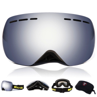 Wolfbike Double Uv400 Anti Fog Windproof Ski Goggles Snowboard Skiing Glasses