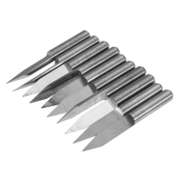 Wolike 10pcs 3.175Mm Shank 30 Degree Cutter 0.3Mm V shape Carbide PCB Engraving Bits PCB Drill Bit