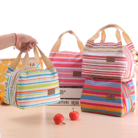 Woman Lady Oxford Waterproof Lunch Tote Bag Travel Cooler Insulated Handbag Zipper Storage Container