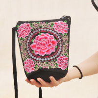 Women Embroidered National Style Crossbody Bag