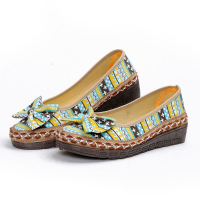 Women Flat Shoes Slip On Cloth Soft Outdoor Casual Loafers