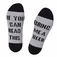 Women If You Can Read This Socks Funny White In Tube Sock Words Printed Socks