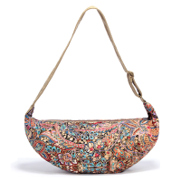 Women Large Capacity Canvas National Printing Shoulder Bag