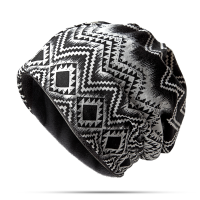 Women Men Cotton Warm Beanies Cap Autumn Winter Travel Bonnet Hats Both Cap And Scarf Use