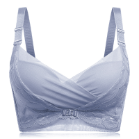Women Mesh Lace Breathable Wireless Soft Comfy Bra