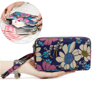 Women Portable Large Capacity Water Proof Handbag Storage Pouch For Mobile Phone Under 6.0 Inch
