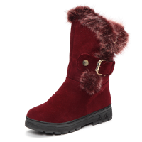 Women Winter Boots Ankle Short Boots Artificial Fur Snow Boots