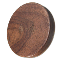 Wood Bamboo Qi Wireless Charger Mini Charge Pad For Smart Phone