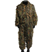 Woodland Camouflage Clothing 3d Jungle Hunting Hide Leaf Suit Free Size Coat
