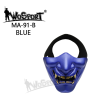 Wosport Tactical Mask For Halloween Party Cosplay Concert Colorful Devil Series