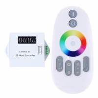 Ws2811/ws2812b/usc1903 Led Digital Music Controller With Rf Touch Remote Dc5 24v For Rgb Strip Light