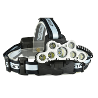Xanes 2501 A 7led 2200 Lumens Bicycling Headlight 6 Switch Modes With Sos Help Whistle Bike Light