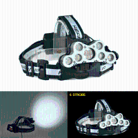Xanes 2501 B 2500 Lumens 9led Cycling Headlight 6 Switch Modes 7x Xml  T6+ 2x Xpe Sport Light