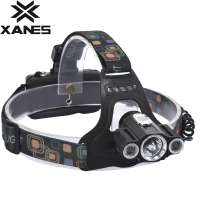 Xanes 2712 2 1000 Lumens T6+2xpe Led Bicycle Headlight 180 ° Rotation Outdoor Sports Headlamp