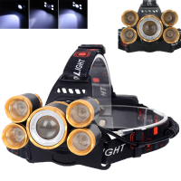 Xanes 7310 B 2500 Lumens Bicycle Headlight 4 Switch Modes T6+ 4xpe Whitelight Mechanical Zoom