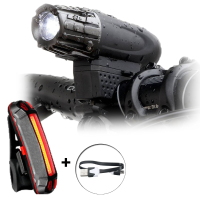 Xanes Waterproof Usb Rechargeable Bike Front Light Taillight Set