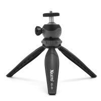 Xiletu Light Weight Mini Tripod With Detachable Ball Head 360 Degree Rotation For Dslr Camcorder
