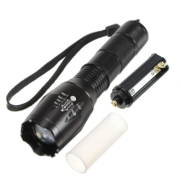 Meco Xm L T6 1600lm 5modes Zoomable Led Flashlight 1x18650