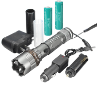 Meco Xm L T6 2000lumens 5modes Lotus Shape Led Flashlight +18650+chargers