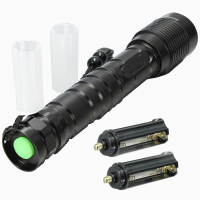 Meco Xm L T6 3600lm Zoomable Led Flashight 2x18650