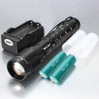 Meco Xm L T6 3600lm Zoomable Led Flashlight 18650 Suit