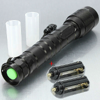 Meco Xm L T6 3600lm Zoomable Led Flashlight 2x18650