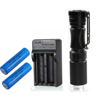 Meco Xpe Q5 600lm Zoomable Led Flashight+battery+charger