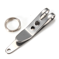 Xtools Edc Mini Clip Flashight Clip Money Cash Holder Key Chain Clip With Ring