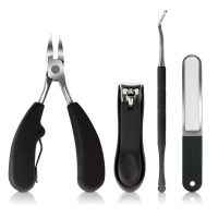 Y.F.M® 4 In 1 Precision Ingrown Toenail Nipper Stainless Steel Nail Clipper File Lifter Cleaner Pedicure Tools