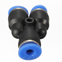Y Pneumatic Equal Union Push Fittings Connector Home For Air/Water Hose Tube 4 12mm